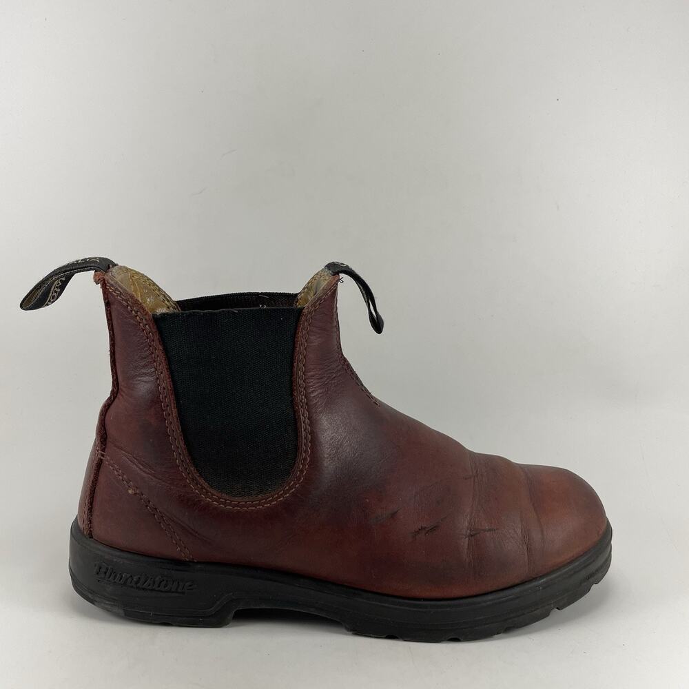 Blundstone 2130 Premium Auburn Red Leather Chelsea Boots Womens Size 8.5, AU 5.5